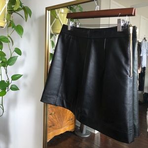 J Crew Leather Skirt